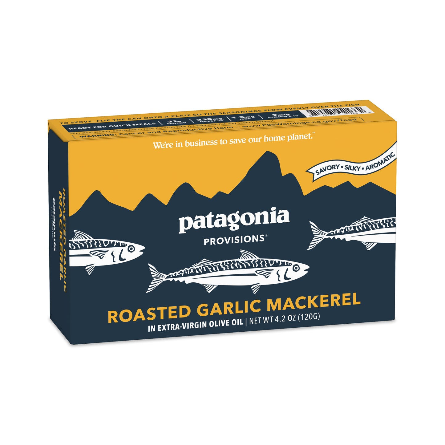 Roasted Garlic Mackerel, 10 Pack Case