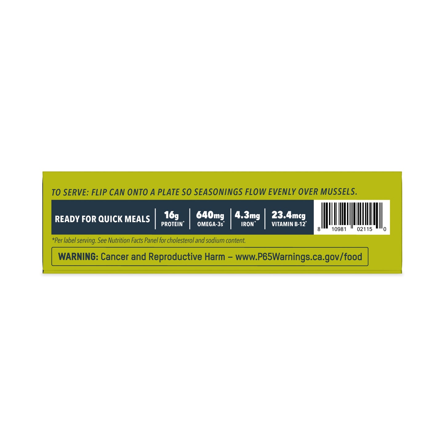 Lemon Herb Mussels, 10 Pack Case