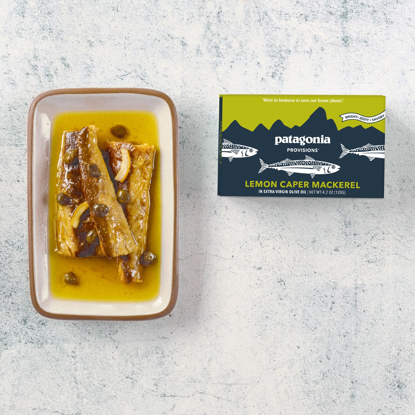 Lemon Caper Mackerel, 10 Pack Case