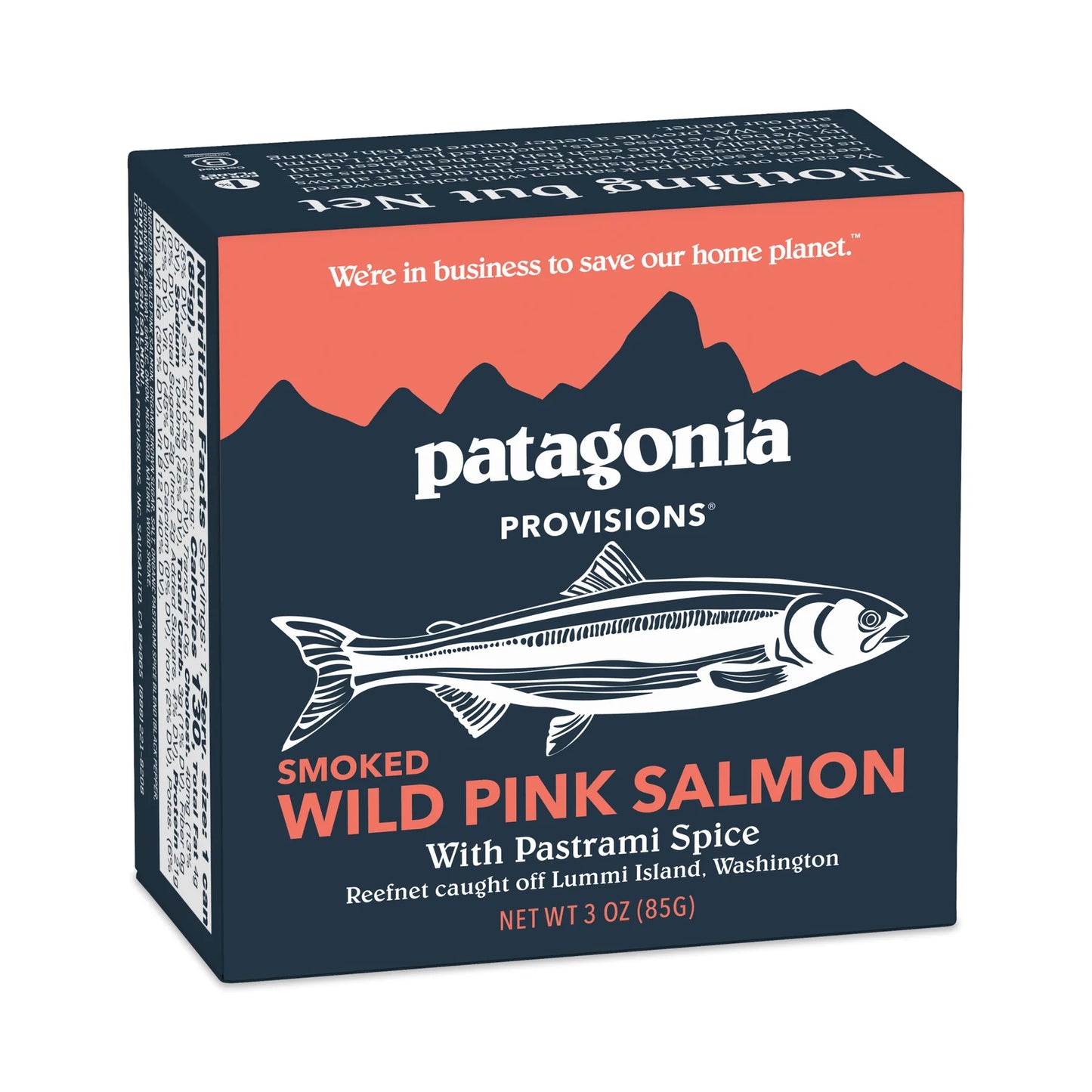 Wild Pink Salmon, Pastrami Spice 3oz, 12-Pack Case