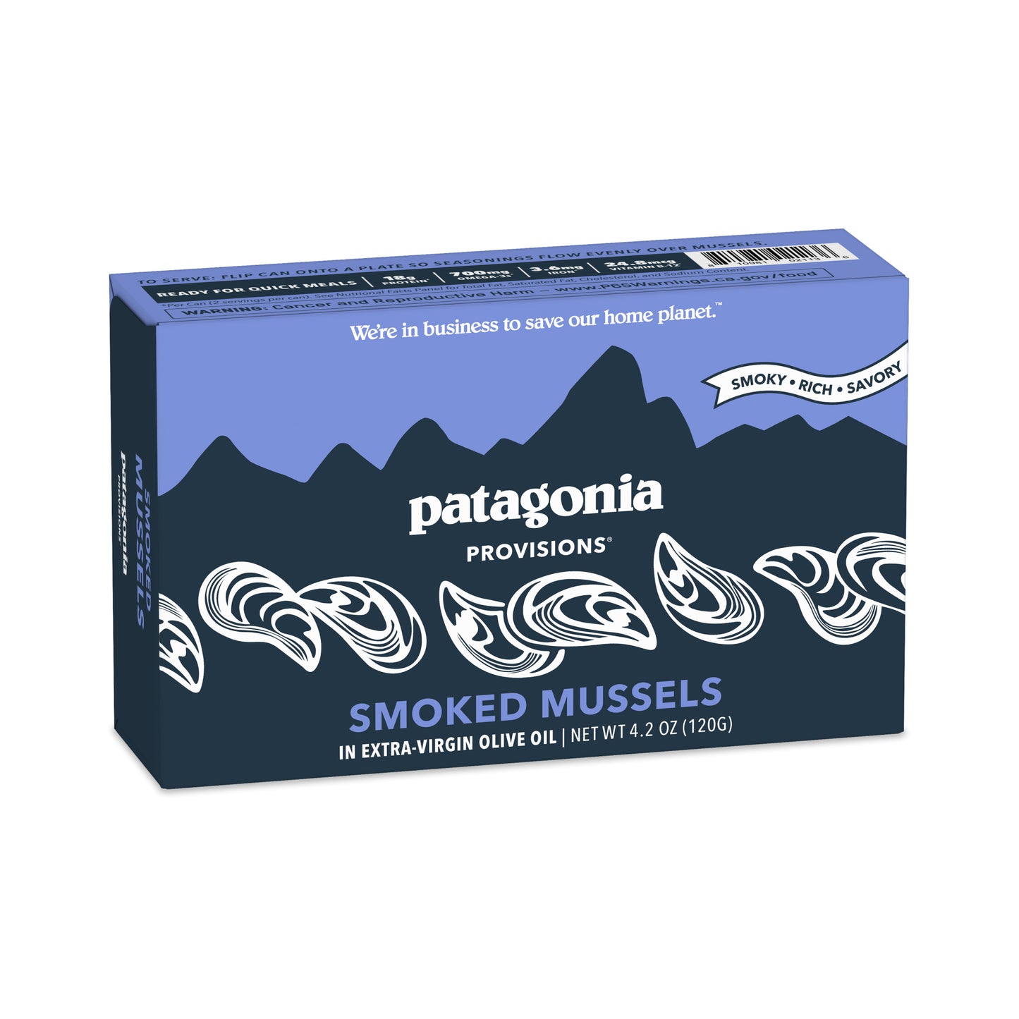 Smoked Mussels, 10 Pack Case