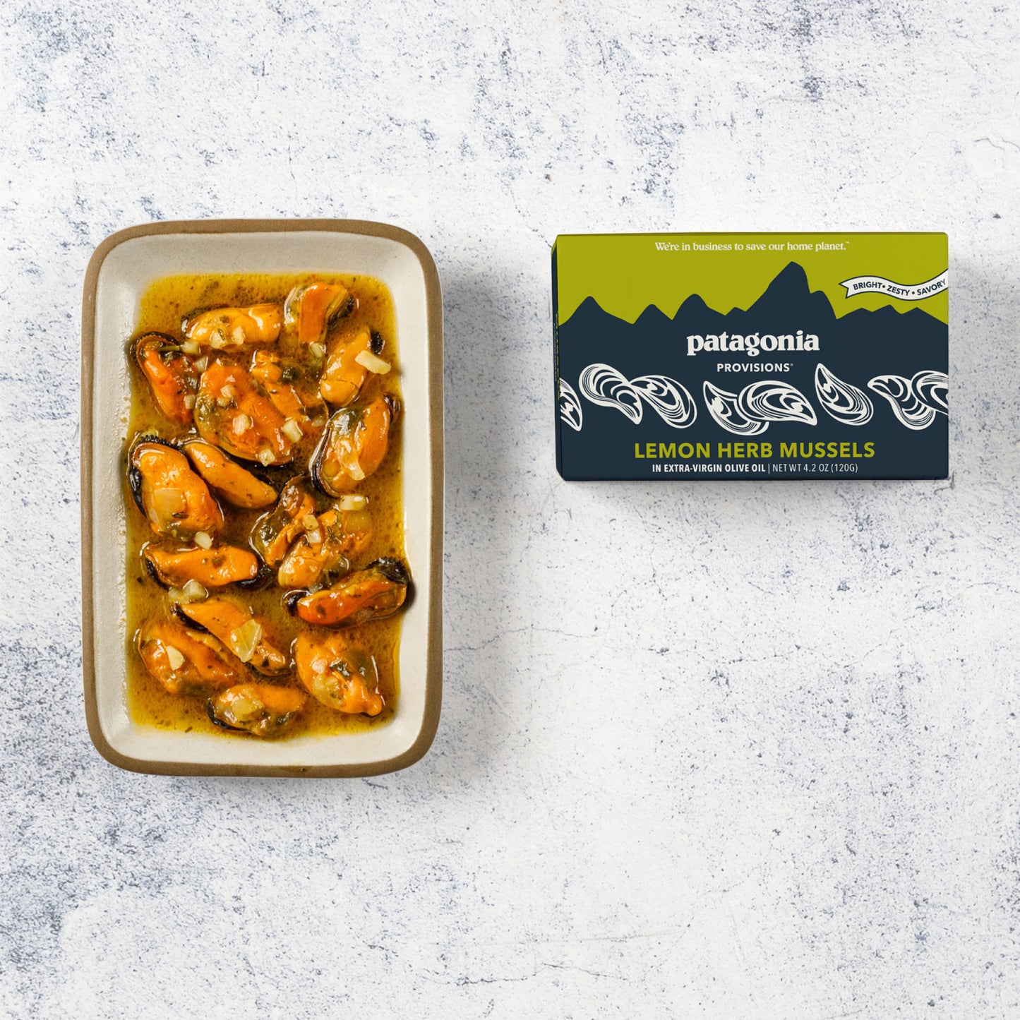 Lemon Herb Mussels, 10 Pack Case