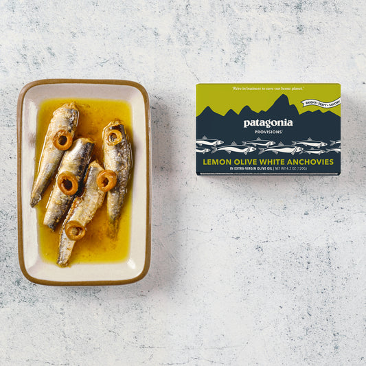Lemon Olive Spanish White Anchovies, 10 Pack Case