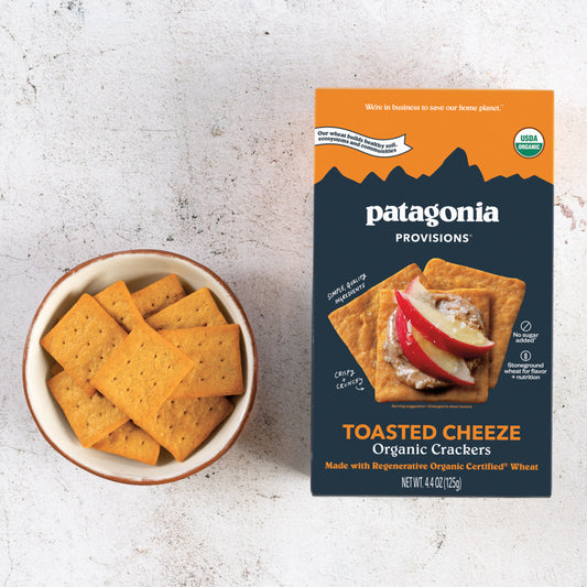 Organic Toasted Cheeze Crackers, 6 Pack Case